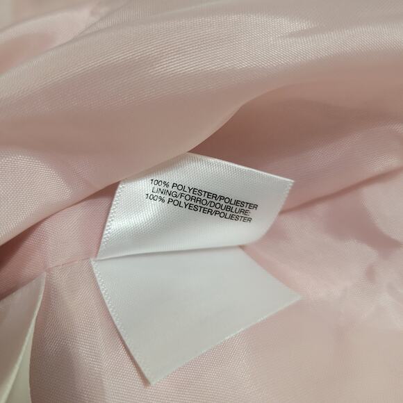 Le Suit Women's Notch-Collar Blazer Jacket + Pants Suit Blossom Pink NWT Size 14 - Picture 10 of 10